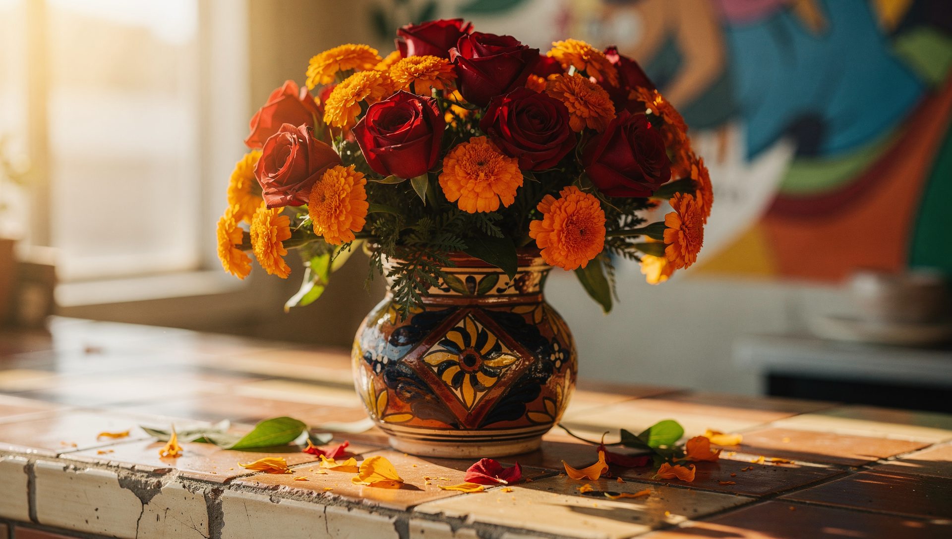 Vibrant flower arrangement from Rosita's Flowers for Barrio Logan delivery